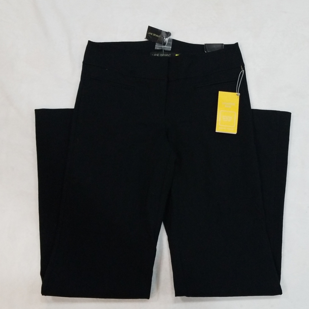 Lane Bryant Black Right Fit Lafyette Pants